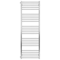 Water heated towel rail Lima P25 600х1600 Deffi stainless steel (Chrome, Side left connection)